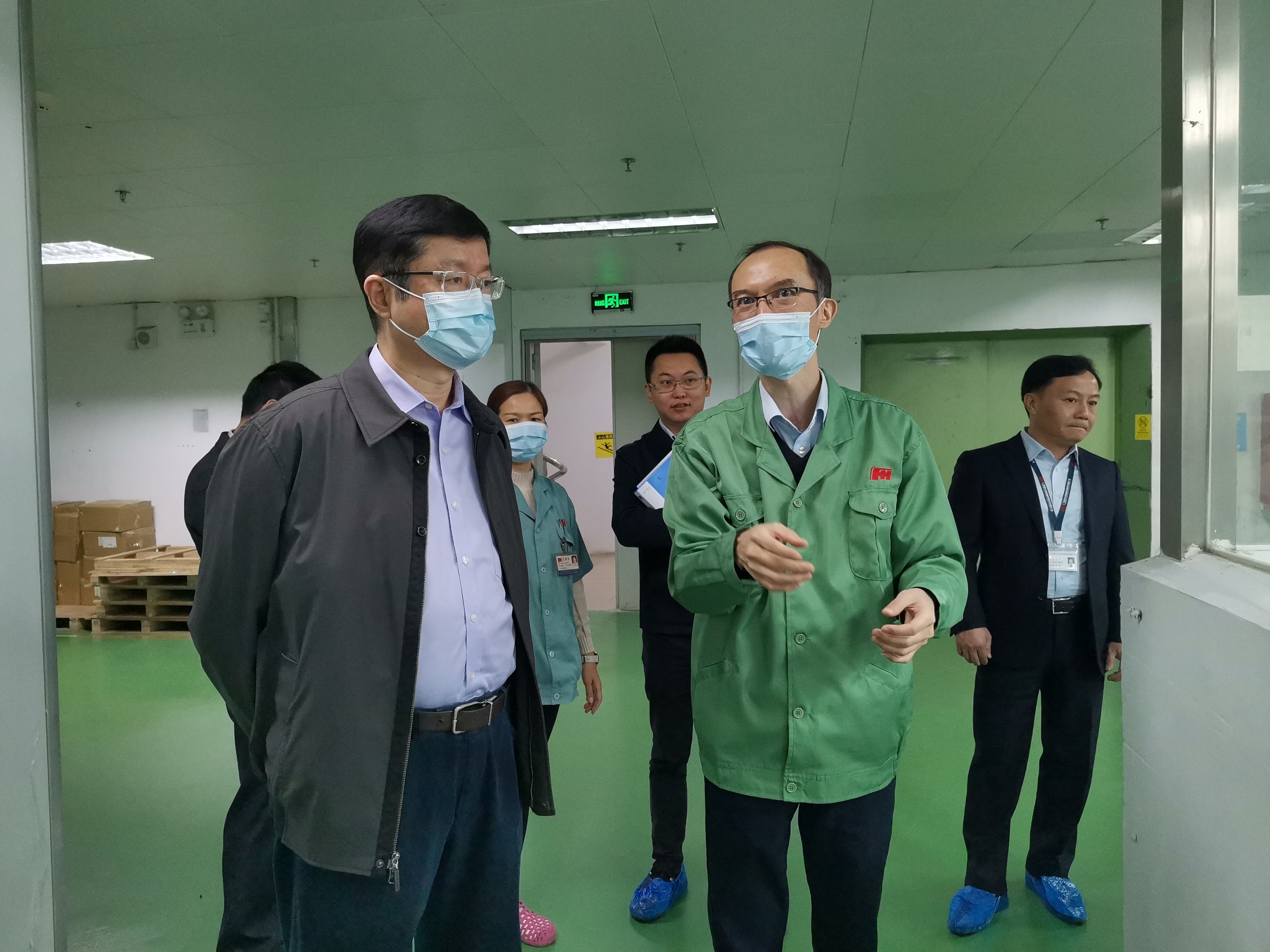 亚星游戏官网高科董事长刘伟带队到端华、电感分公司调研
