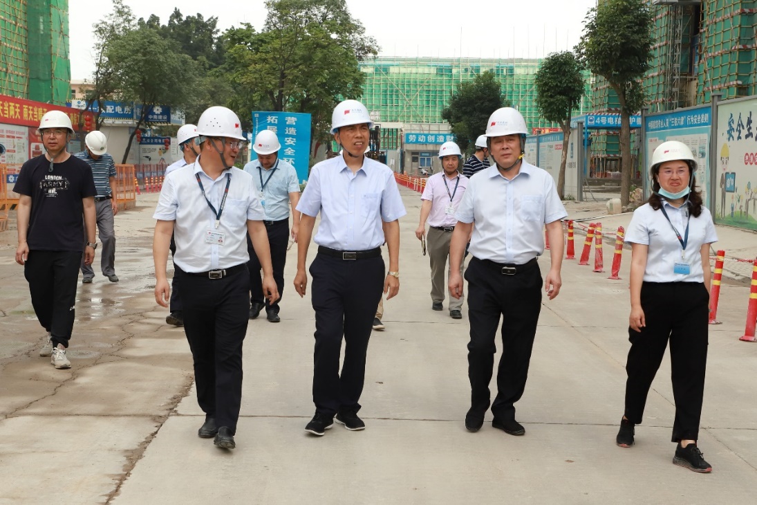 广晟集团副总经理王琦到亚星游戏官网高科督导安全环保工作